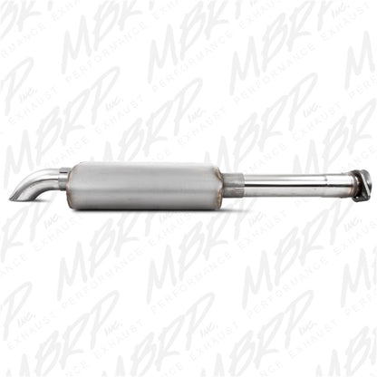 MBRP 00-06 Jeep Wrangler (TJ) Inline-4 2.5L Inline-6 4.0L Cat Back Single Off-Road Turn Down T409 Ex