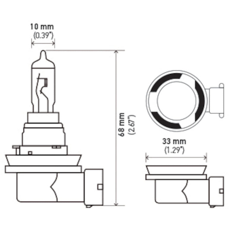 Hella Bulb H16 12V 19W Pgj193 Sb Hella Bulbs