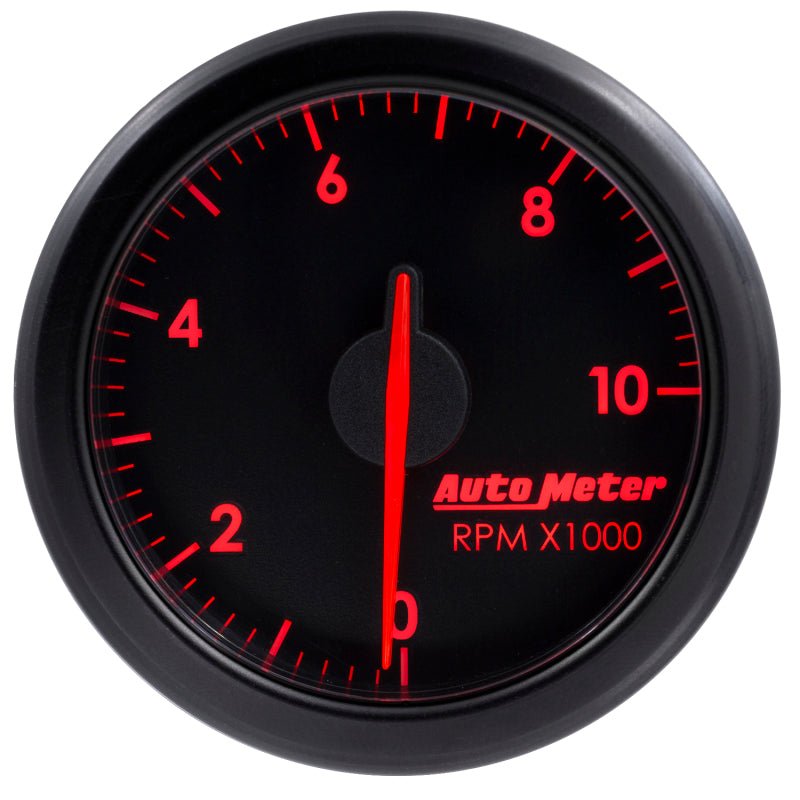 Autometer Airdrive 2-1/6in Tachometer Gauge 0-10K RMP - Black AutoMeter Gauges