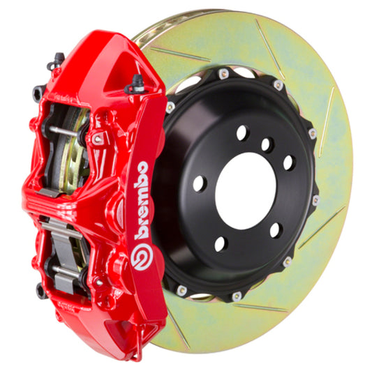 Brembo 97-04 Corvette C5 Front GT BBK 6 Piston Cast 380x32 2pc Rotor Slotted Type-1-Red