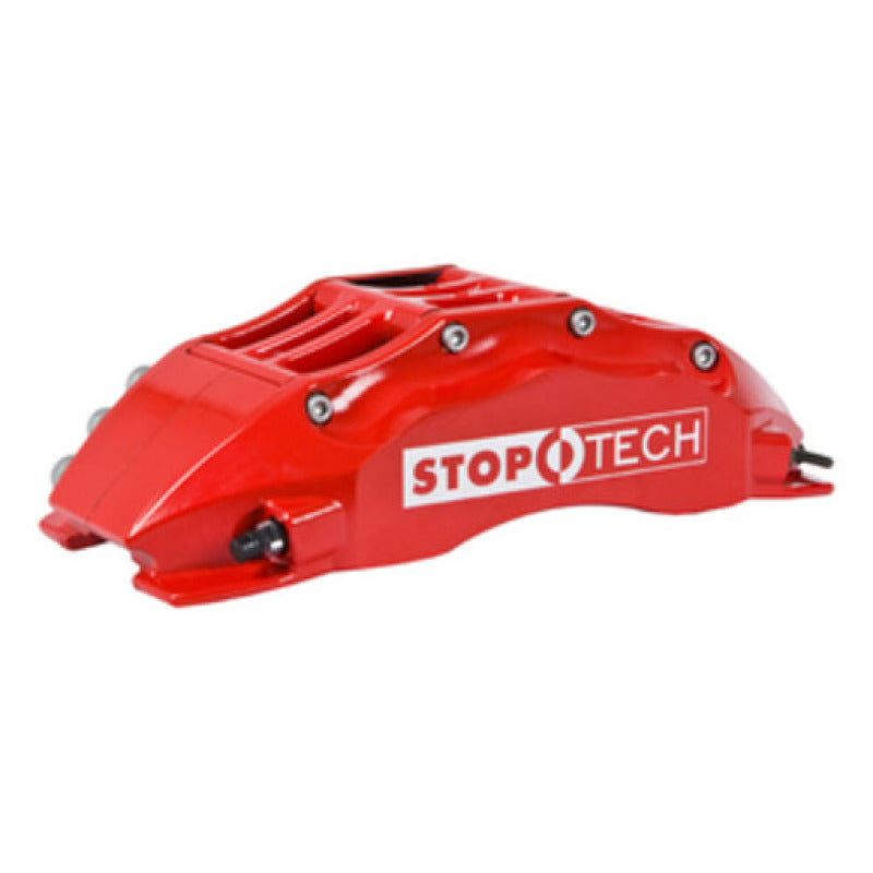 StopTech 04-13 Chevrolet Corvette Front BBK ST-60 355x32mm Slotted Rotors Red Caliper Stoptech Big Brake Kits