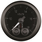 Autometer Stack 52mm 8-18V Pro-Control Battery Voltage Gauge -Black AutoMeter Gauges