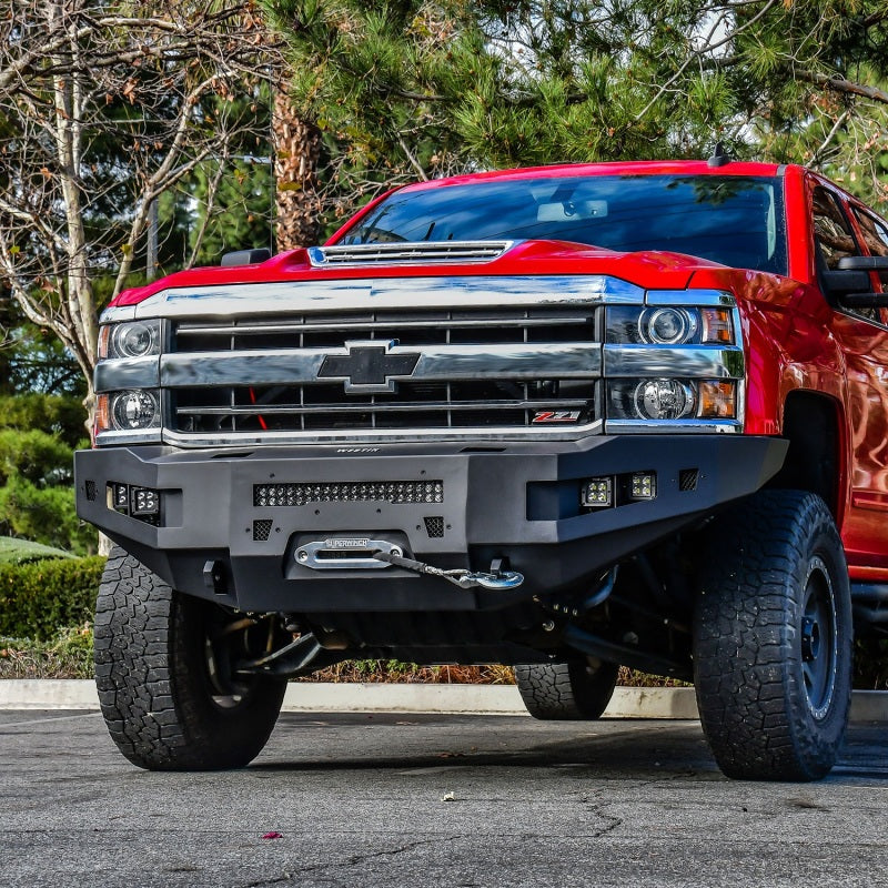 Westin 16-18 Chevrolet Silverado 1500 Pro-Series Front Bumper - Textured Black