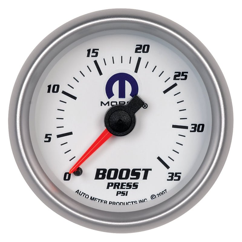 Autometer Mopar 2-1/16in Mechanical 0-35PSI Boost Gauge AutoMeter Gauges