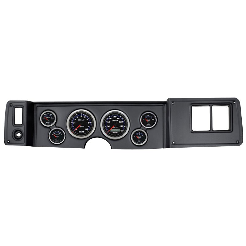 Autometer Cobalt 79-81 Camaro Dash Kit 6pc Tach / MPH / Fuel / Oil / WTMP / Volt AutoMeter Gauges