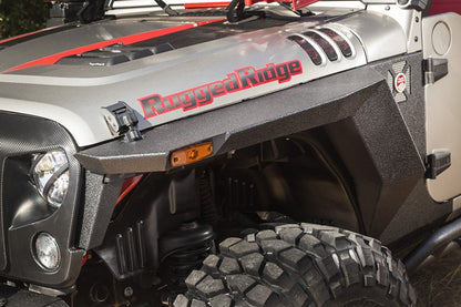 Rugged Ridge XHD Front Armor Fenders Pair 07-18 Jeep Wrangler JK/JKU Rugged Ridge Fenders