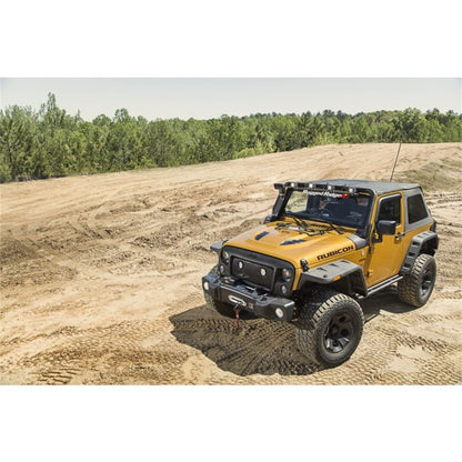 Rugged Ridge Bowless Top 2-Door Black Diamond 07-18 Jeep Wrangler Rugged Ridge Soft Tops