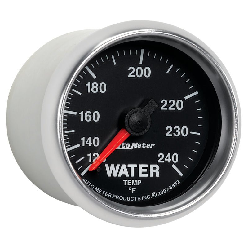 Autometer GS 52mm 120-240 Deg F Mechanical Water Temperature Gauge AutoMeter Gauges