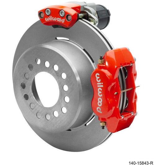 Wilwood EPB/FDLI Rear Kit 12.19in. Big Ford - Red Wilwood Big Brake Kits