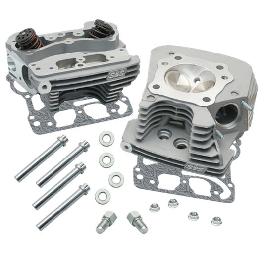 S&S Cycle 99-05 BT Super Stock 89cc Cylinder Head Kit - Silver