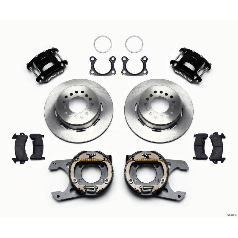 Wilwood D154 P/S Park Brake Kit Big Ford 2.36in Offset Wilwood Big Brake Kits