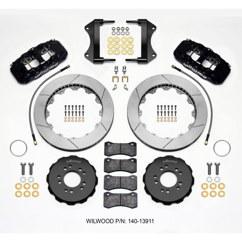 Wilwood AERO6 Front Hat Kit 15.00 2014-up Corvette C7 w/Lines Wilwood Big Brake Kits