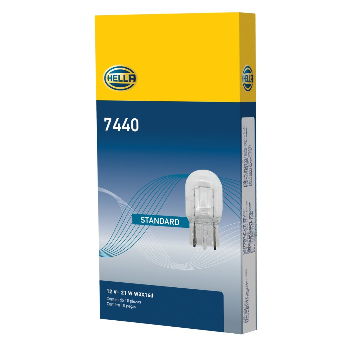 Hella Bulb 7440 12V 21W W3X16d T6.5 Hella Bulbs