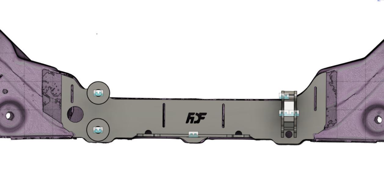 FDF RaceShop - NISSAN 350Z/G35 RACK RELOCATION KIT