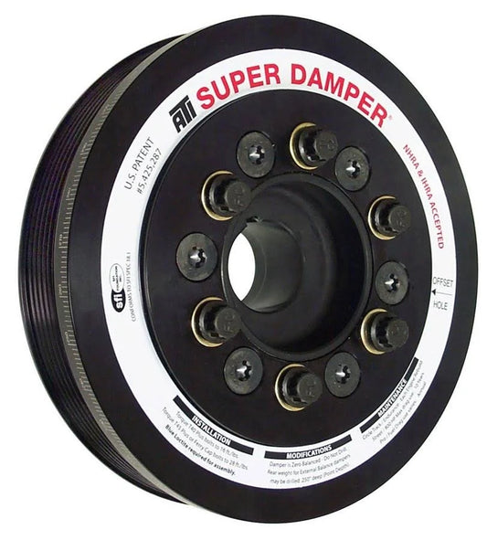 ATI Damper - 6.78in - AL - 6/4 Grv - 10 Per UD - LS1/2/3/6 - 97-13 Y Body - 10 Per UD A/C - 3 Ring