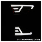 xTune 15-17 Ford F-150 DRL LED Light Bar Projector Headlights - Black Smoke (PRO-JH-FF15015-LB-BSM)