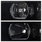 xTune Chevy Silverado 07-13 Crystal Headlights Black Smoked HD-JH-CS07-AM-BSM