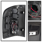 xTune Chevy Silverado 07-13 LED Tail Lights Black Smoke ALT-JH-CS07-LED-BKSM