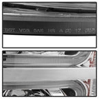 xTune Chevy Silverado 1500/2500/3500 07-13 Halo Projector Headlights Chrome PRO-JH-CS07-LED-C