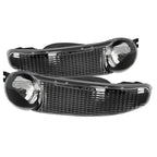 xTune GMC Sierra Denali 00-06 Bumper Lights Black CBL-GD00-BK