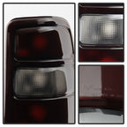 xTune GMC Yukon 00-06 OEM Style Tail Lights w/ Black Rim Red Smoked ALT-JH-CSUB00-OE-RSM