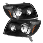 xTune Toyota 4Runner 03-05 Crystal Headlights Black HD-JH-T4R03-AM-BK