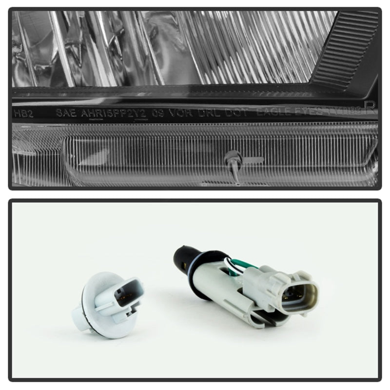 xTune Toyota Tacoma 2012-2015 OEM Style Headlights Black HD-JH-TTA12-AM-BK