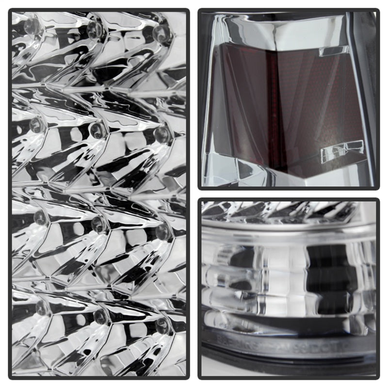 xTune Yukon Denali 99-00 LED Tail Lights Chrome ALT-JH-CCK88-LED-C